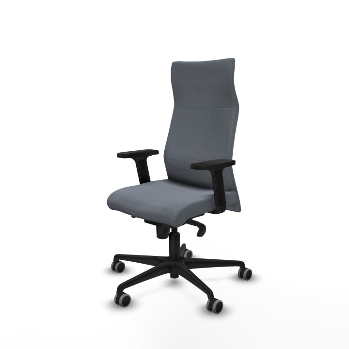Piqueras y Crespo Albacete dirección sincro bali gris brazos 2D base nailon ruedas 65 engomadas