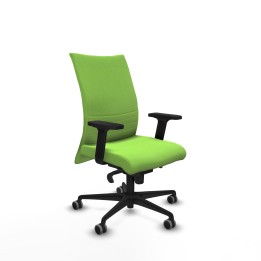 Piqueras y Crespo Albacete confidente sincro bali pistacho brazos 2D base nailon ruedas 65mm engomadas