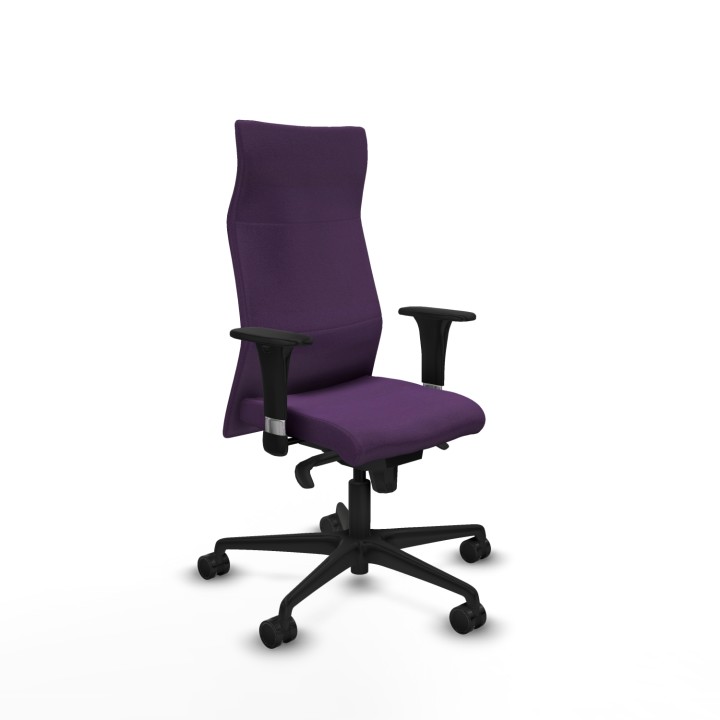 Piqueras y Crespo Albacete XL sincro bali morado brazos 1D base nailon ruedas 65 mm nailon