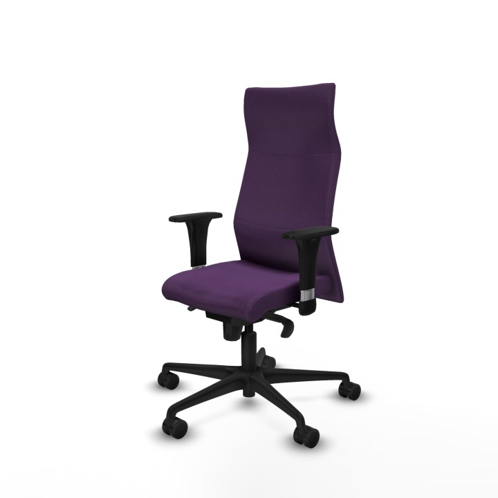 Piqueras y Crespo Albacete XL sincro bali morado brazos 1D base nailon ruedas 65 mm nailon