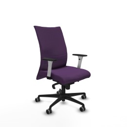 Piqueras y Crespo Albacete confidente sincro bali morado brazos 1D blancos base nailon ruedas 65mm engomadas
