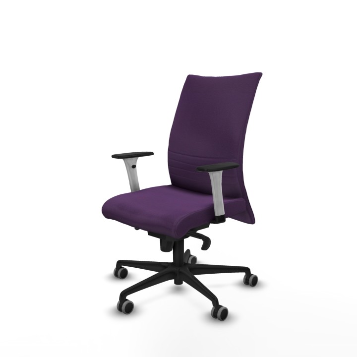 Piqueras y Crespo Albacete confidente sincro bali morado brazos 1D blancos base nailon ruedas 65mm engomadas