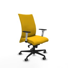 Piqueras y Crespo Albacete confidente sincro bali amarillo brazos 1D blancos base nailon ruedas 65mm engomadas