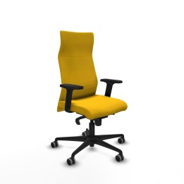 Piqueras y Crespo Albacete dirección sincro bali amarillo brazos 2D base nailon ruedas 65 engomadas