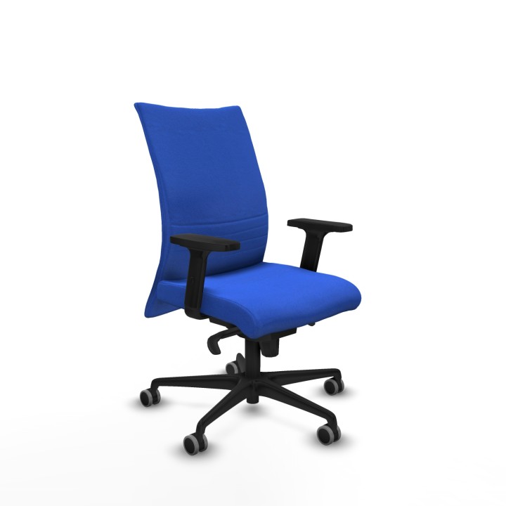 Piqueras y Crespo Albacete confidente sincro bali azul brazos 2D base nailon ruedas 65mm engomadas