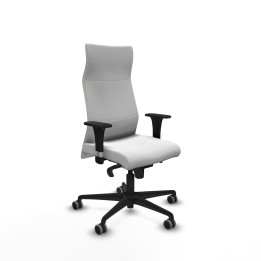 Piqueras y Crespo Albacete dirección sincro bali blanco brazos 1D cromados base nailon ruedas 65 engomadas