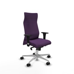 Piqueras y Crespo Albacete XL sincro bali morado brazos 1D base aluminio ruedas 65 mm nailon