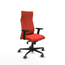 Piqueras y Crespo Albacete dirección sincro bali naranja oscuro brazos 2D base nailon ruedas 65 engomadas