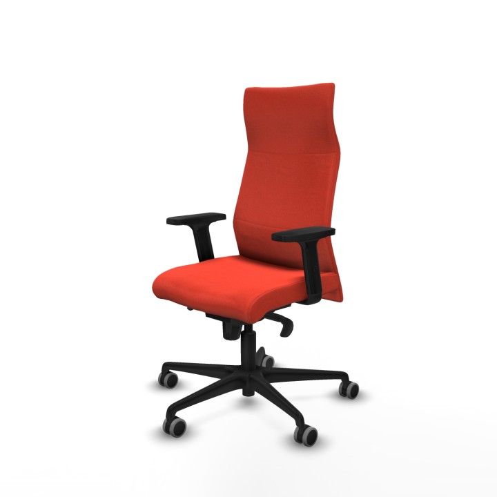 Piqueras y Crespo Albacete dirección sincro bali naranja oscuro brazos 2D base nailon ruedas 65 engomadas