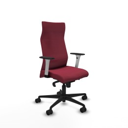 Piqueras y Crespo Albacete dirección sincro bali granate brazos 1D blancos base nailon ruedas 65 nailon