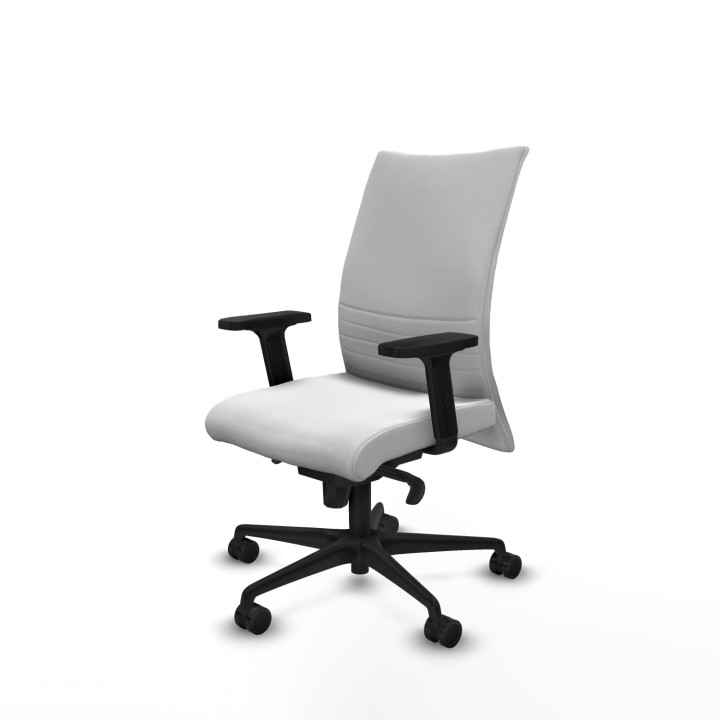 Piqueras y Crespo Albacete confidente sincro bali blanco brazos 2D base nailon ruedas 65 mm nailon