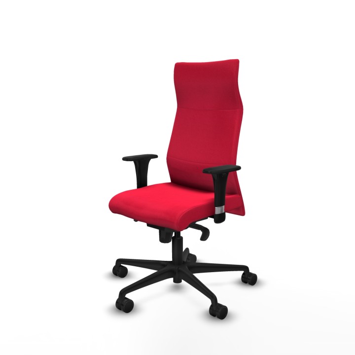 Piqueras y Crespo Albacete XL sincro bali rojo brazos 1D base nailon ruedas 65 mm nailon
