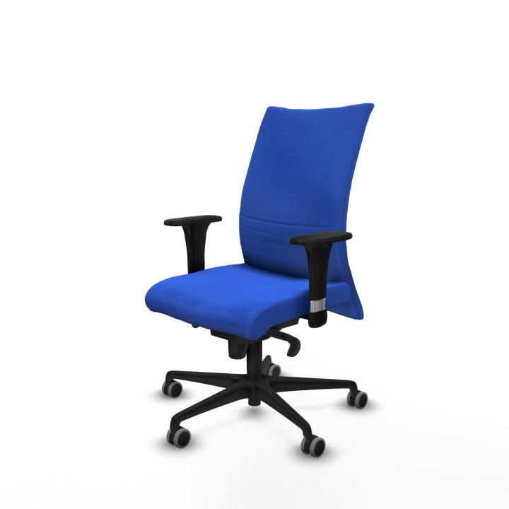 Piqueras y Crespo Albacete confidente sincro bali azul brazos 1D base nailon ruedas 65mm engomadas