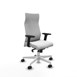 Piqueras y Crespo Albacete dirección sincro bali blanco brazos 2D base blanca ruedas 65 nailon