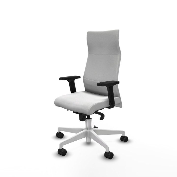 Piqueras y Crespo Albacete dirección sincro bali blanco brazos 2D base blanca ruedas 65 nailon
