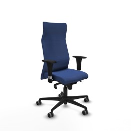 Piqueras y Crespo Albacete XL sincro bali azul marino brazos 1D base nailon ruedas 65mm engomadas