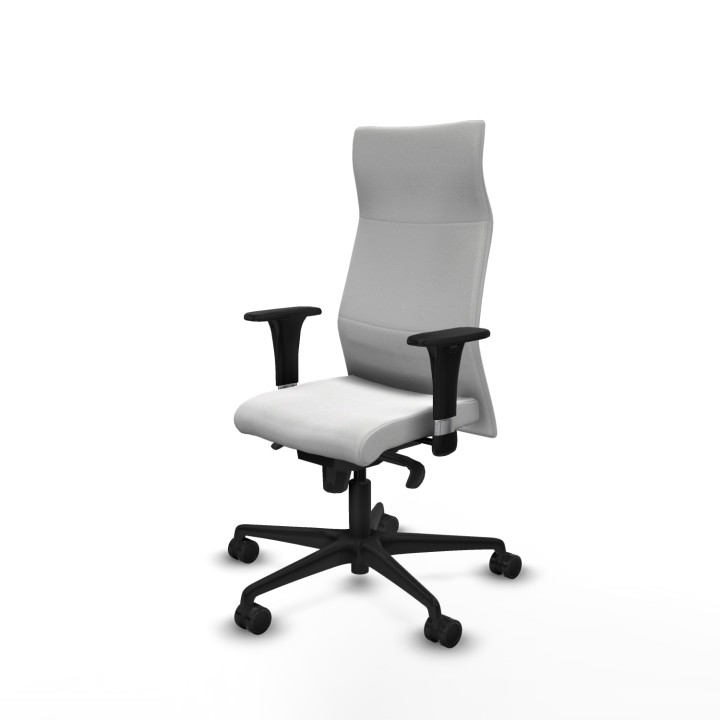 Piqueras y Crespo Albacete XL sincro bali blanco brazos 1D base nailon ruedas 65 mm nailon