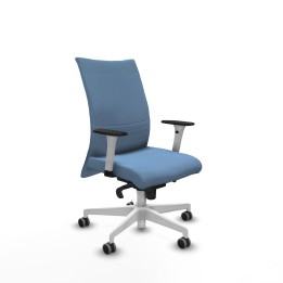 Piqueras y Crespo Albacete confidente sincro bali azul cielo brazos 1D blancos base blanca ruedas 65mm engomadas