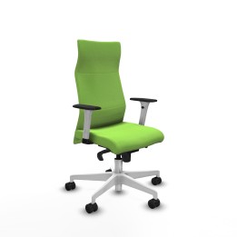 Piqueras y Crespo Albacete dirección sincro bali pistacho brazos 1D blancos base blanca ruedas 65 nailon