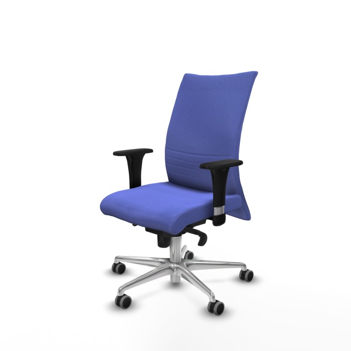Piqueras y Crespo Albacete confidente sincro bali azul claro brazos 1D base aluminio ruedas 65mm engomadas