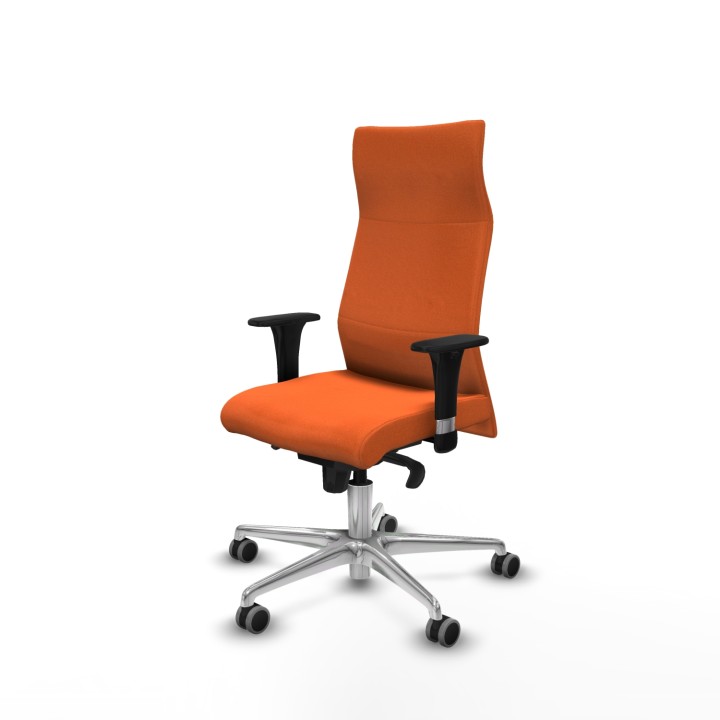 Piqueras y Crespo Albacete XL sincro bali naranja brazos 1D base aluminio ruedas 65mm engomadas