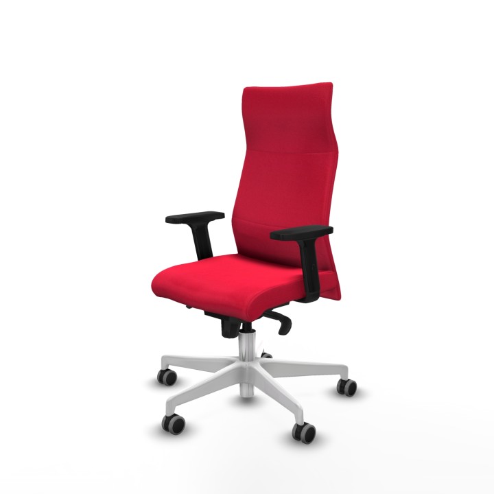 Piqueras y Crespo Albacete dirección sincro bali rojo brazos 2D base blanca ruedas 65 engomadas