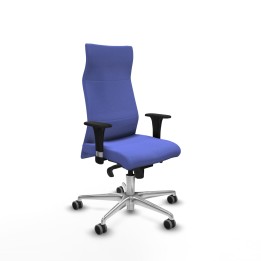 Piqueras y Crespo Albacete XL sincro bali azul claro brazos 1D base aluminio ruedas 65mm engomadas