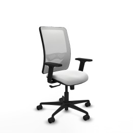 Piqueras y Crespo Zulema sincro malla blanca bali blanco brazos 2D base nailon ruedas 65mm nailon