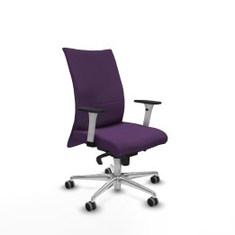 Piqueras y Crespo Albacete confidente sincro bali morado brazos 1D blancos base aluminio ruedas 65mm engomadas