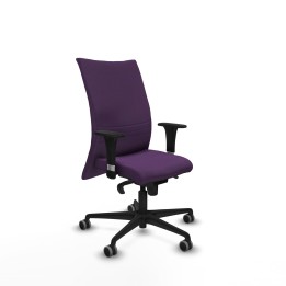 Piqueras y Crespo Albacete confidente XL sincro bali morado brazos 1D cromados base nailon ruedas 65mm engomadas