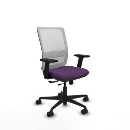 Piqueras y Crespo Haches traslack malla blanca bali morado brazos 2D base nailon ruedas 65mm nailon