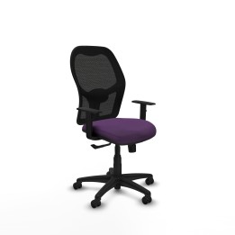 Piqueras y Crespo Alocén sincro malla negra bali morado brazos 1D base poliamida ruedas engomadas 50mm