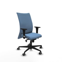 Piqueras y Crespo Albacete confidente XL sincro bali azul cielo brazos 1D cromados base nailon ruedas 65mm engomadas