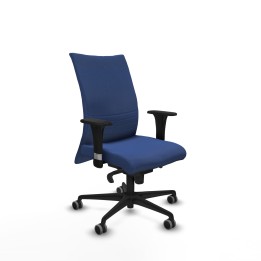 Piqueras y Crespo Albacete confidente XL sincro bali azul marino brazos 1D cromados base nailon ruedas 65mm engomadas