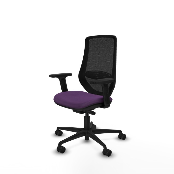 Piqueras y Crespo Mardos traslack bali morado brazos 2D base nailon ruedas 65mm nailon