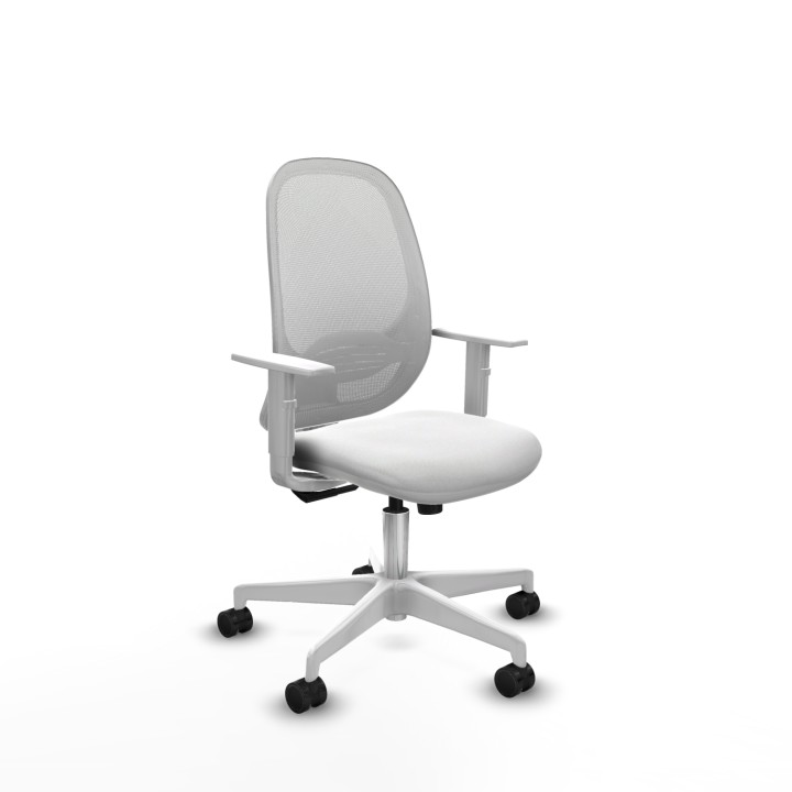 Piqueras y Crespo Cilanco blanca sincro malla blanca bali blanco brazos blancos base blanca ruedas 65mm nailon