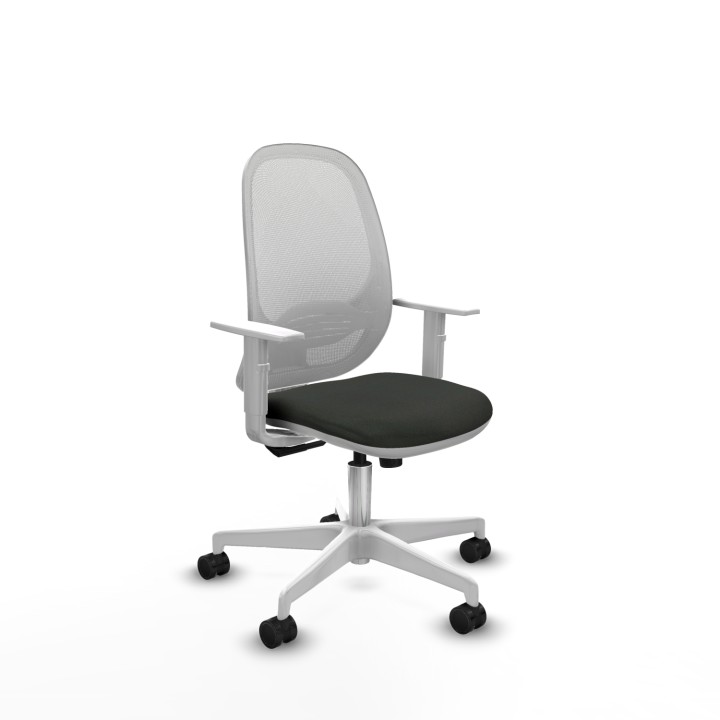 Piqueras y Crespo Cilanco blanca sincro malla blanca bali negro brazos blancos base blanca ruedas 65mm nailon