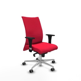 Piqueras y Crespo Albacete confidente sincro bali rojo brazos 1D base aluminio ruedas 65mm engomadas