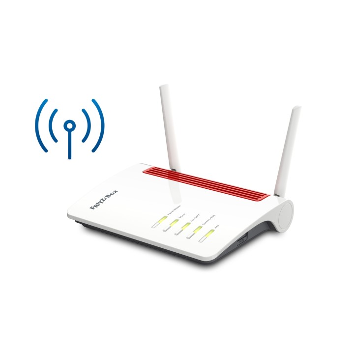 FRITZ!Box 6850 LTE router inalámbrico Gigabit Ethernet Doble banda (2,4 GHz / 5 GHz) 4G Blanco