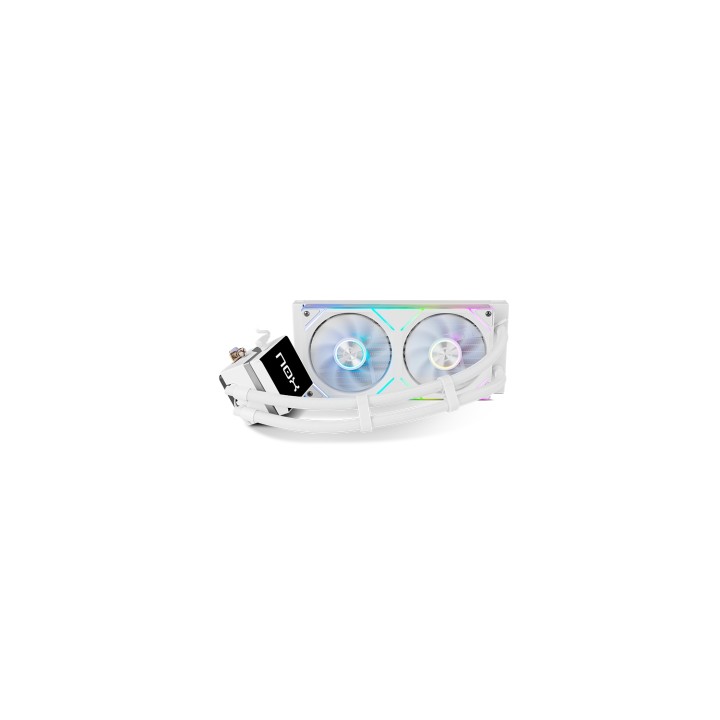 NOX Hummer M-240 LCD|Kit RL Magnético ARGB Blanco
