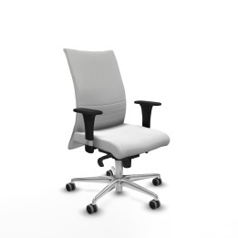 Piqueras y Crespo Albacete confidente XL sincro bali blanco brazos 1D cromados base aluminio ruedas 65mm engomadas