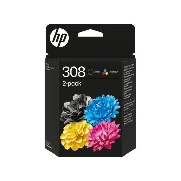 TINTA HP 308 MULTIPACK BLACK + TRICOLOR