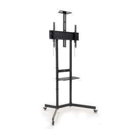 TooQ “NEFERTITI” Soporte de suelo con Ruedas para pantallas de 37”-70”, Negro