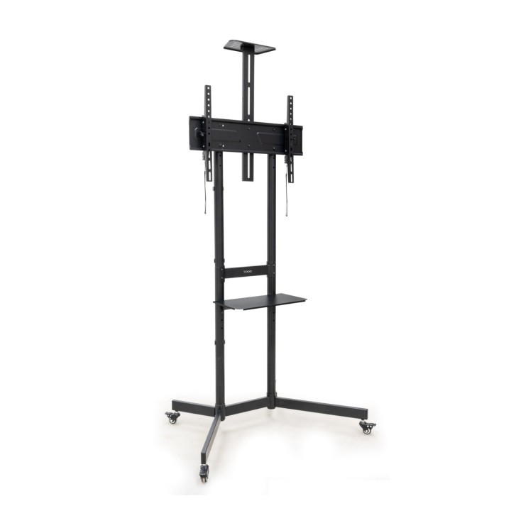 TooQ “NEFERTITI” Soporte de suelo con Ruedas para pantallas de 37”-70”, Negro