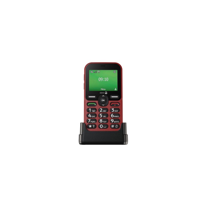 Doro Leva E10 6,1 cm (2.4") 118,9 g Rojo Teléfono para personas mayores