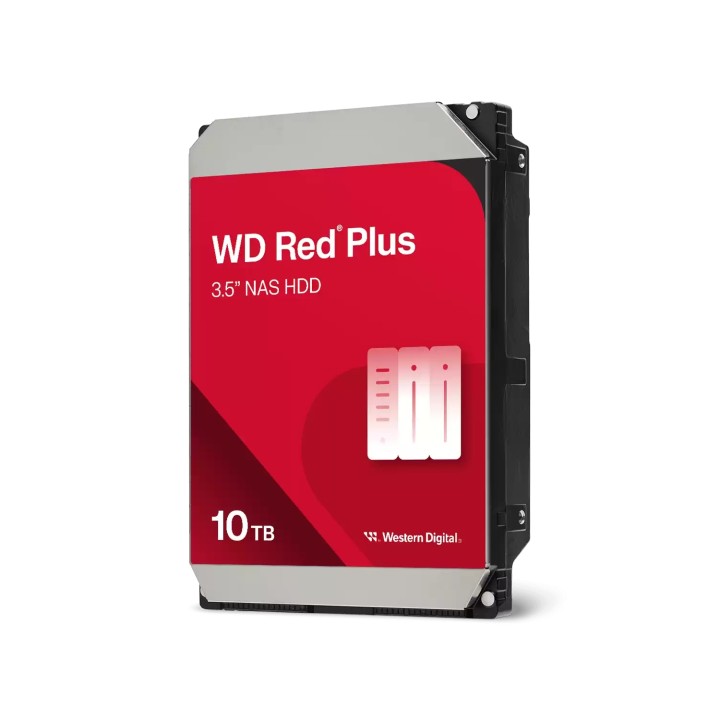 Western Digital Red Plus WD100EFGX disco duro interno 10 TB 7200 RPM 256 MB 3.5" Serial ATA III