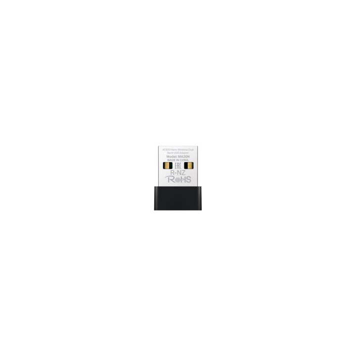 Mercusys MA20N adaptador y tarjeta de red WLAN 650 Mbit/s