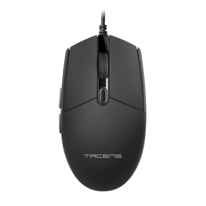 Tacens Anima AMG, Ratón Profesional Ergonómico, Diseño Natural Ultraligero, 3200DPI, Switches Mecánicos HUANO, Negro