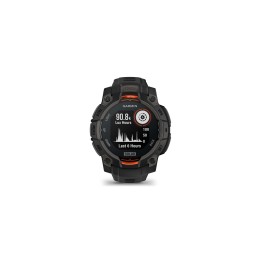 Garmin Instinct 3 Solar 2,29 cm (0.9") MIP 45 mm Digital 176 x 176 Pixeles Pantalla táctil Negro GPS (satélite)
