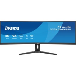 iiyama ProLite XCB4594DQSU-B1 pantalla para PC 113 cm (44.5") 5120 x 1440 Pixeles Dual QHD LED Negro